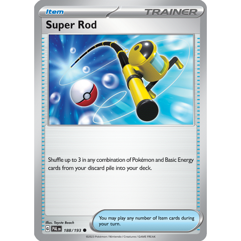 Super Rod 188/193 - Paldea Evolved Enkeltkort