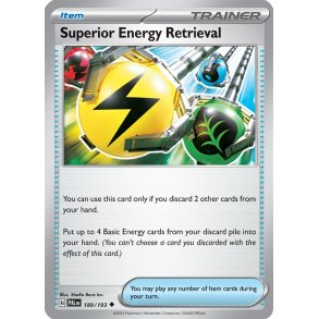Superior Energy Retrieval 189/193 - Paldea Evolved Enkeltkort