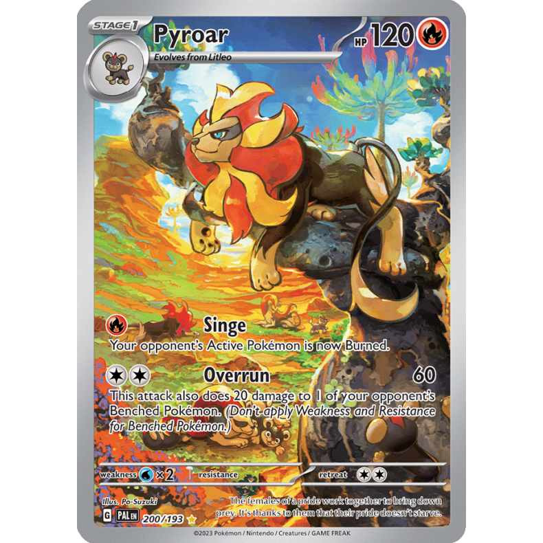 Pyroar 200/193 - Paldea Evolved Enkeltkort