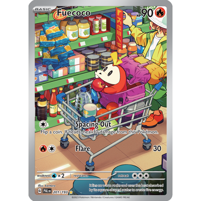 Fuecoco 201/193 - Paldea Evolved Enkeltkort
