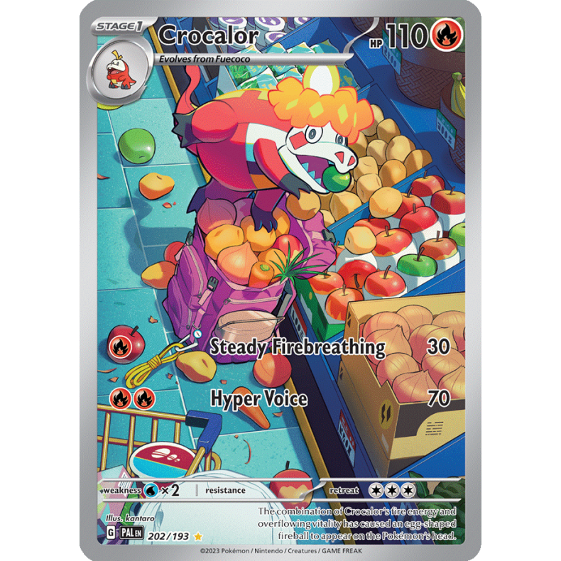 Crocalor 202/193 - Paldea Evolved Enkeltkort