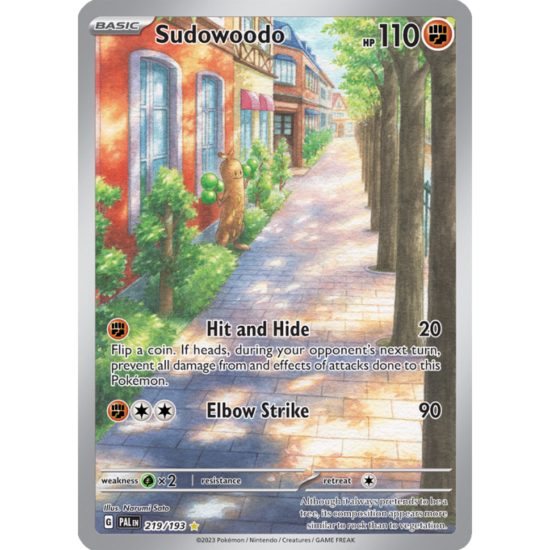 Sudowoodo 219/193 - Paldea Evolved Enkeltkort