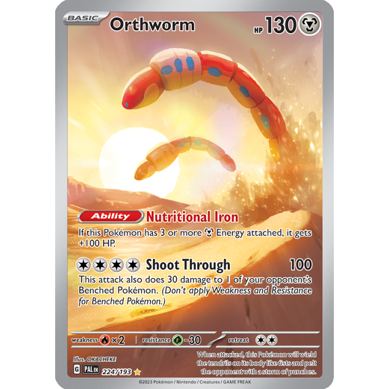 Orthworm 224/193 - Paldea Evolved Enkeltkort