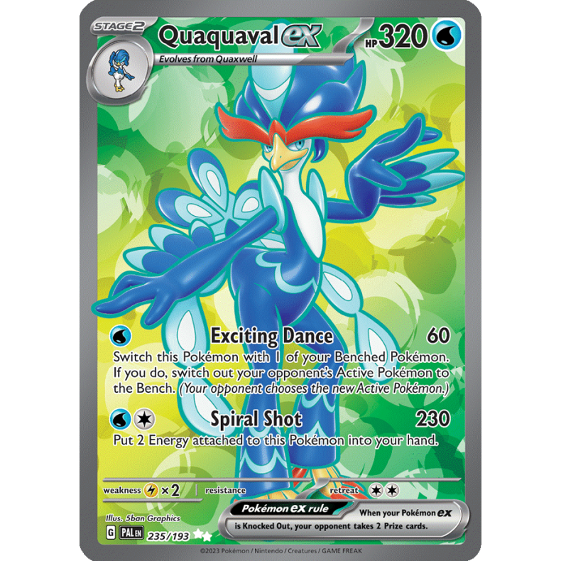 Quaquaval ex 235/193 - Paldea Evolved Enkeltkort