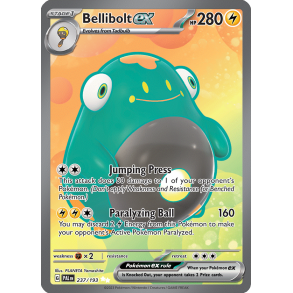 Bellibolt ex 237/193 - Paldea Evolved Enkeltkort