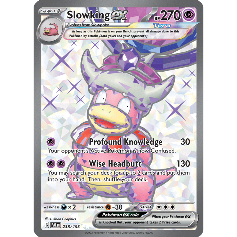 Slowking ex 238/193 - Paldea Evolved Enkeltkort