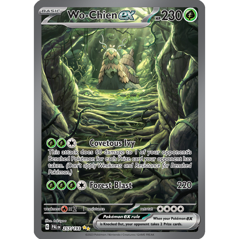 Wo-Chien ex 257/193 - Paldea Evolved Enkeltkort