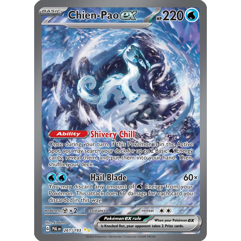 Chien-Pao ex 261/193 - Paldea Evolved Enkeltkort