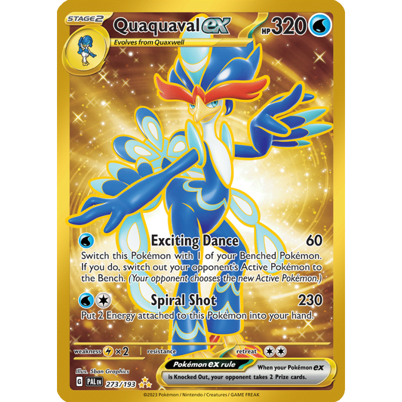 Quaquaval ex 273/193 - Paldea Evolved Enkeltkort