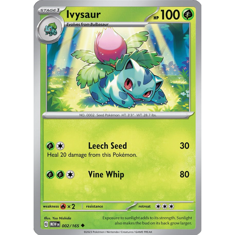Ivysaur 002/165 - 151