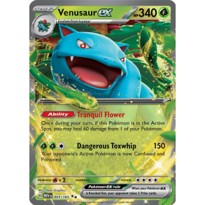 Venusaur ex 003/165 - 151 Enkeltkort