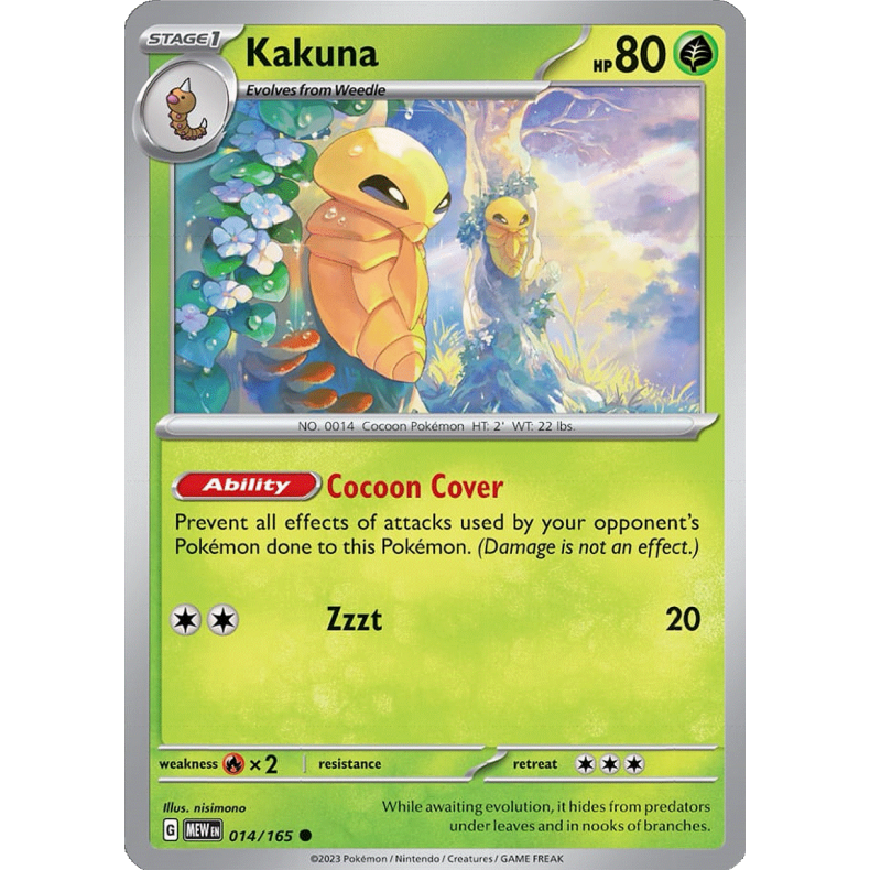 Kakuna 014/165 - 151 Enkeltkort