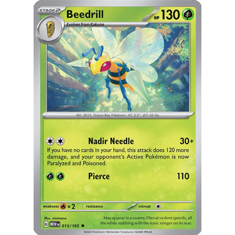 Beedrill 015/165 - 151 Enkeltkort