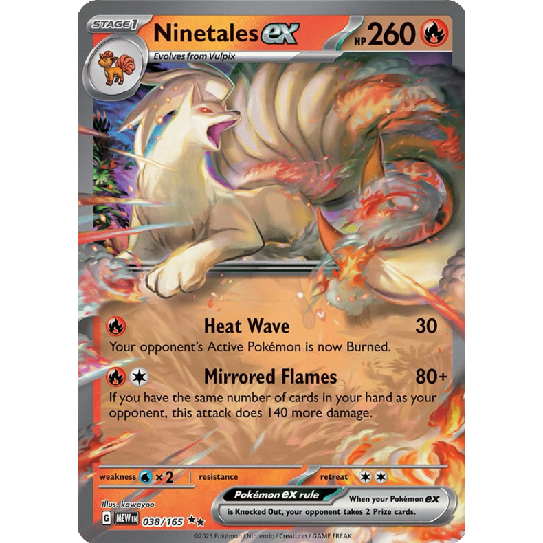 Ninetales ex 038/165 - 151 Enkeltkort