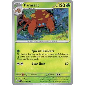 Parasect 047/165 - 151 Enkeltkort