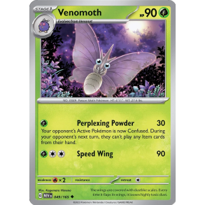 Venomoth 049/165 - 151 Enkeltkort