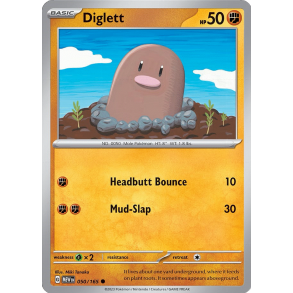 Diglett 050/165 - 151 Enkeltkort
