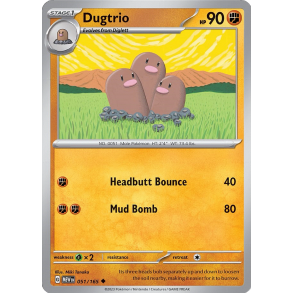 Dugtrio 051/165 - 151 Enkeltkort