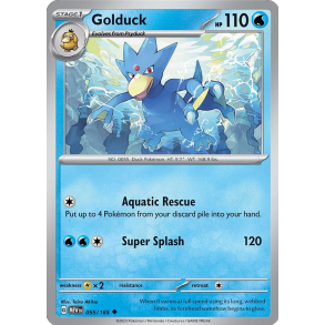 Golduck 055/165 - 151 Enkeltkort