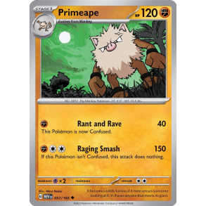 Primeape 057/165 - 151 Enkeltkort