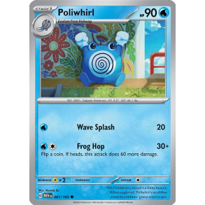 Poliwhirl 061/165 - 151 Enkeltkort