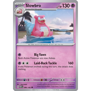 Slowbro 080/165 - 151 Enkeltkort