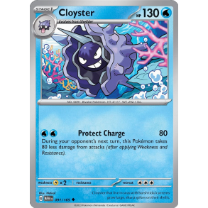 Cloyster 091/165 - 151 Enkeltkort