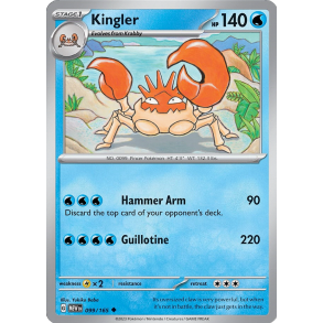 Kingler 099/165 - 151 Enkeltkort