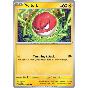 Voltorb 100/165 - 151 Enkeltkort