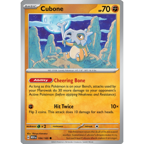 Cubone 104/165 - 151 Enkeltkort