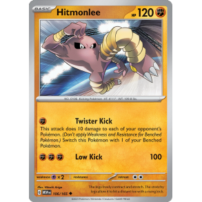 Hitmonlee 106/165 - 151 Enkeltkort