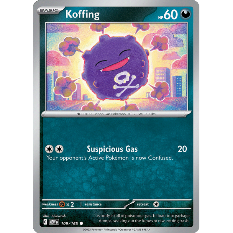 Koffing 109/165 - 151 Enkeltkort