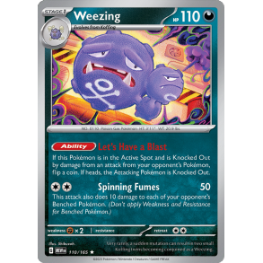 Weezing 110/165 - 151 Enkeltkort