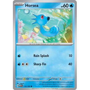 Horsea 116/165 - 151 Enkeltkort