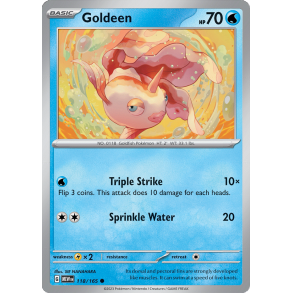 Goldeen 118/165 - 151 Enkeltkort