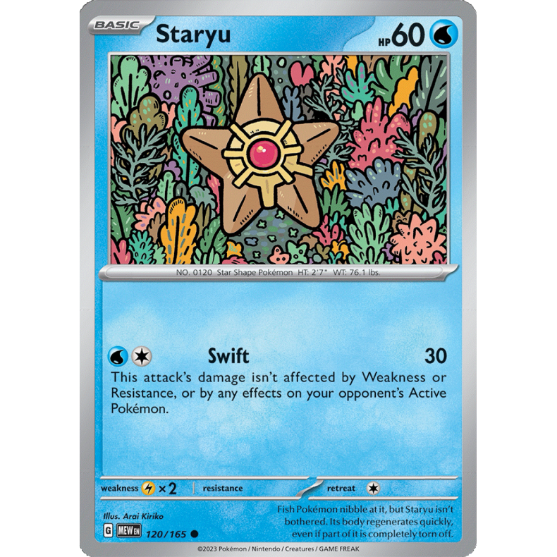 Staryu 120/165 - 151 Enkeltkort