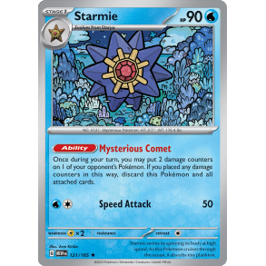 Starmie 121/165 - 151 Enkeltkort