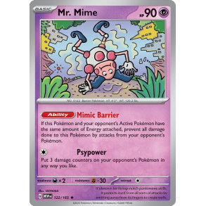Mr. Mime 122/165 - 151 Enkeltkort