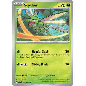 Scyther 123/165 - 151 Enkeltkort