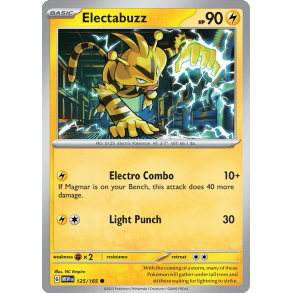 Electabuzz 125/165 - 151 Enkeltkort