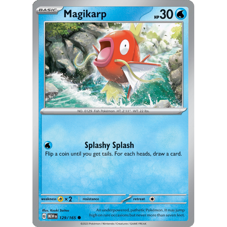 Magikarp 129/165 - 151 Enkeltkort