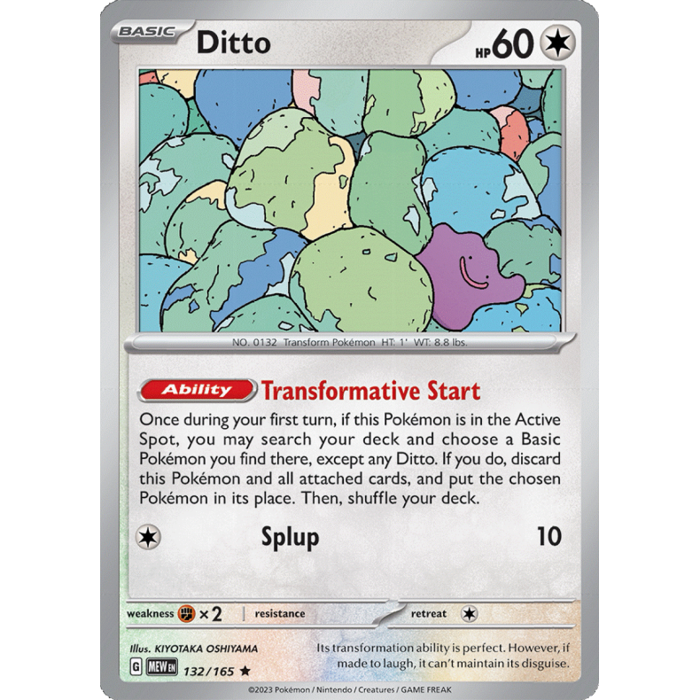 Ditto 132/165 - 151 Enkeltkort