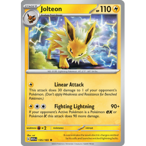Jolteon 135/165 - 151 Enkeltkort