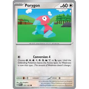 Porygon 137/165 - 151 Enkeltkort