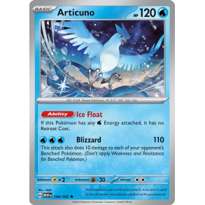 Articuno 144/165 - 151 Enkeltkort