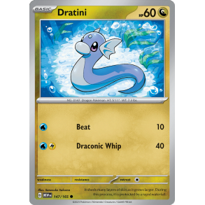 Dratini 147/165 - 151 Enkeltkort