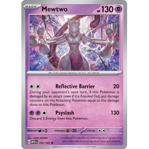 Mewtwo 150/165 - 151 Enkeltkort
