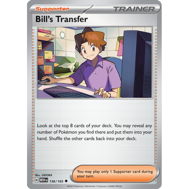 Bill's Transfer 156/165 - 151 Enkeltkort