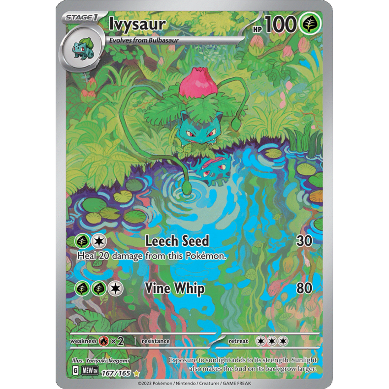 Ivysaur 167/165 - 151 Enkeltkort
