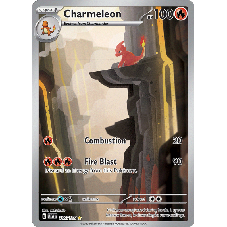 Charmeleon 169/165 - 151 Enkeltkort
